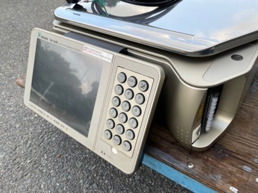 □中古品 寺岡精工 対面計量 ラベルプリンター 2022年 SM-5600 電気抵抗線