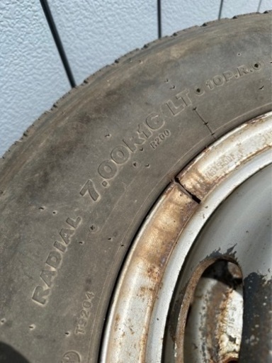 キャンター　２ｔ車　タイヤホイール6本セット