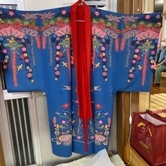 【ネット決済】ブルー紅型琉球舞踊衣装　最終値下げ