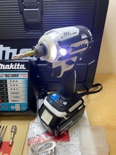 中古 マキタ TD171 18V 充電式インパクトドライバ 白 セット