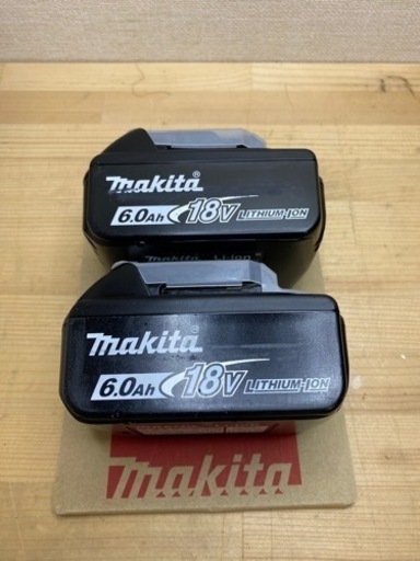 中古 マキタ　BL1860B 18V バッテリ　2個セット