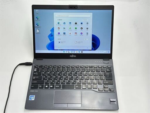 送料無料 保証付 日本製 高速SSD 軽量薄型 13.3型ノートパソコン 富士通 U938/S 中古美品 第7世代Celeron 4GB 無線 Bluetooth Win11 Office
