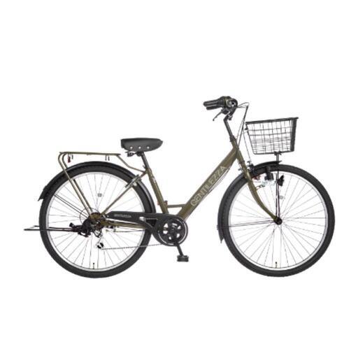 美品　自転車　6段ギア　27.5型　グリーン