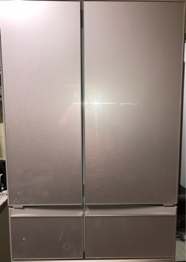 高年式 美品 MITSUBISHI 三菱 冷凍冷蔵庫 MR-WX47LG-C グレイングレージュ 470L 22年製 動作良好 使用期間約1年