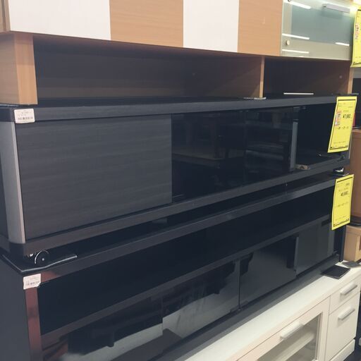 テレビ台】☆正規品☆ジモティ来店特価!!! ワイドテレビ台 ダーク 
