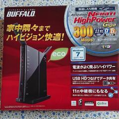 本日お取り引き金額です　BUFFALO 無線LANルーター