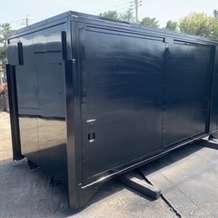 No.759 アルミバン 2ｔ 車  アルミ 箱 バイク 倉庫 トラック コンテナ 米 保管庫 物置 DIY