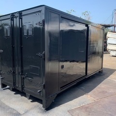 No.759 アルミバン 2ｔ 車  アルミ 箱 バイク 倉庫 トラック コンテナ 米 保管庫 物置 DIY