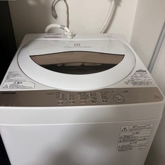 TOSHIBA 洗濯機 5kg ※23.25.27日取引可能