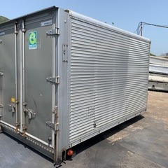 No.761 アルミバン 2ｔ 車  アルミ 箱 バイク 倉庫 トラック コンテナ 米 保管庫 物置 DIY