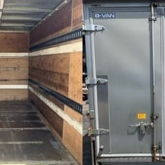 No.761 アルミバン 2ｔ 車  アルミ 箱 バイク 倉庫 トラック コンテナ 米 保管庫 物置 DIY