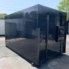 No.760 保冷バン 2ｔ 車  アルミ 箱 バイク 倉庫 トラック コンテナ 米 保管庫 物置 DIY