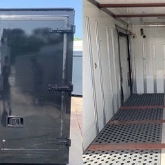 No.760 保冷バン 2ｔ 車  アルミ 箱 バイク 倉庫 トラック コンテナ 米 保管庫 物置 DIY