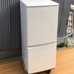 SHARP シャープ 137L冷蔵庫 SJ-D14B-W