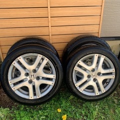 HONDAフィット　15インチ　185/55R15 アルミホイー...