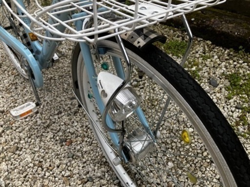 452、ジュニア軽快車24インチ(スカイブルー)