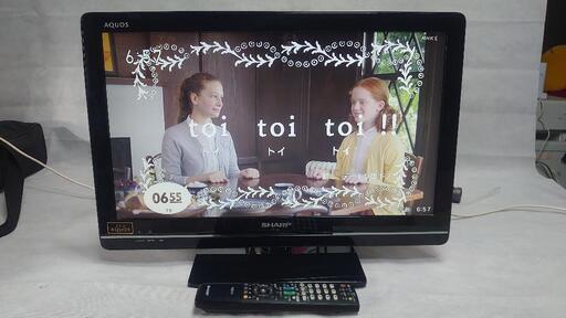 【画像の通りきれいです!】シャープ液晶カラーテレビ　 ＬＣ２２Ｋ７　２０１２年製