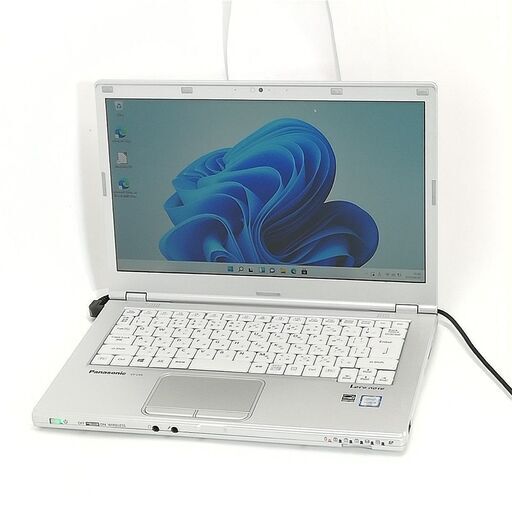 日本製 高速SSD 14型 ノートパソコン Panasonic CF-LX5HDAQR 中古良品 第6世代 Core i5 8GB DVDRW 無線 Bluetooth Win11 Office
