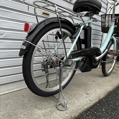☆前タイヤ良品・後タイヤ新品☆ 20型電動自転車 防犯登録料込