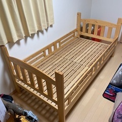 木製　すのこ　2段ベッド