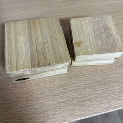 木の小箱2つ