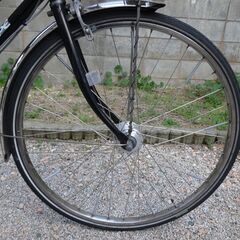 （再値下げ）丸石サイクル ケープ シティ 27インチ 内装3段変速 黒系メタリック 通学自転車 maruishi