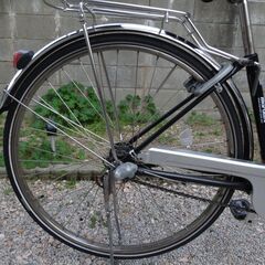 （再値下げ）丸石サイクル ケープ シティ 27インチ 内装3段変速 黒系メタリック 通学自転車 maruishi