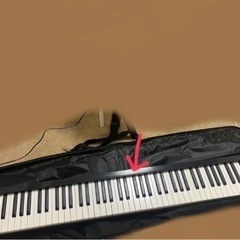 ピアノキーボード88鍵盤(注意！1つ音が出ない(出にくい)鍵盤あ...