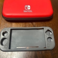 Switch lite グレー ケース、カバーセット