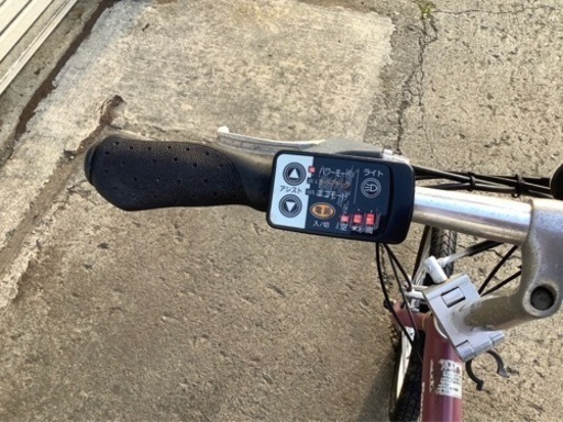 29パナソニック新機種電動アシスト自転車 OFF TIME レッド？ボディー 