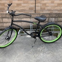 ☆rainbow type-X ビーチクルーザー(26インチ)-RonHerman 花柄パジャマワンピース