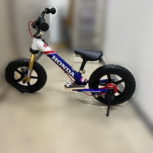J2374 極美品 ideas アイデスD-Bike Kix プラス Honda V・トリコロールカラーデザイン キッズバイク ペダルレスバイク クリーニング、簡易メンテナンス済み 新品参考価格17,300円 J2374 極美品 ideas アイデスD-Bike Kix プラス Honda V・トリコロール