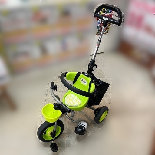 ★店頭にて試乗可★ J2375 ideas アイデス  折りたたみコンポタウン 三輪車 クリーニング、簡易メンテナンス済み