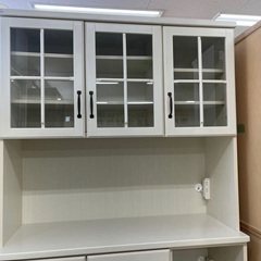 J2376 美品 NITORI ニトリ フレンチカントリー調 キッチンボード ミランダ 2 120 食器棚 クリーニング済み 新品参考価格69,900円　【リユースのサカイ柏店】 流山市 中古 食器棚 松戸市 中古 食器棚 我孫子市 中古 食器棚 船橋市 中古食器棚 守谷市 中古食器棚 取手市 中古食器棚