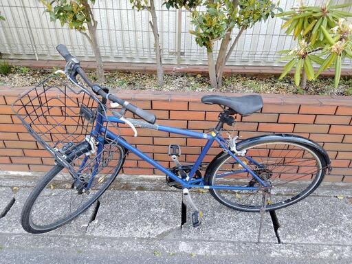 値引き(chariyoshy)クロスバイク　700C ブルー