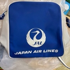 JAL AIR LINE鶴丸､日本航空､ショルダーバッグ昭和レトロ