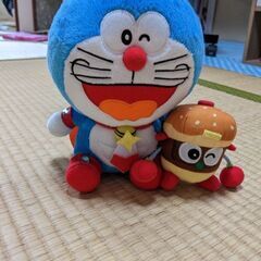 値下げしました!ドラエモンとバーガー監督のぬいぐるみ