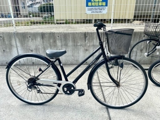 6段変速 EICHL 27インチ 自転車 シティサイクル 学生 通勤 通学 中古車