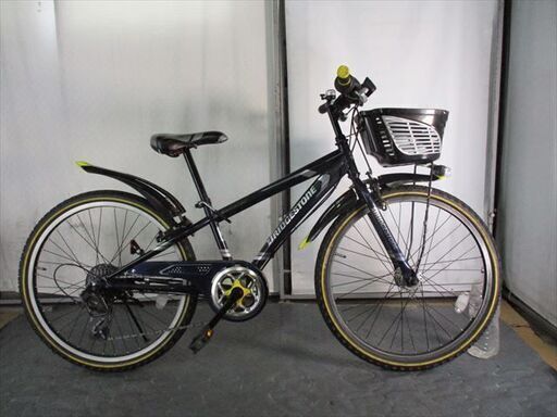 C705　限定特価　整備済み★ブリヂストン　jr ＭＴＢ　クロスファイヤー★ 中古自転車 【24インチ　紺 】