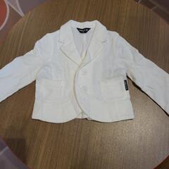 COMME CA ISMサイズ80　白のジャケット