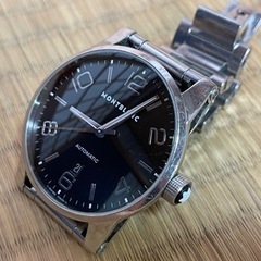 【中古】モンブラン 高級腕時計 シルバー MONT BLANC 新卒1年目に購入