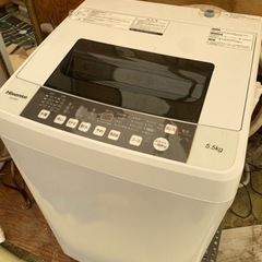ハイセンス　洗濯機　5.5㎏　2018年製
