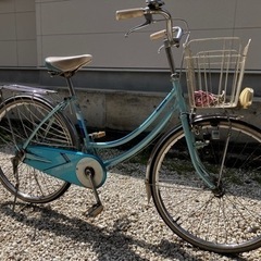 455、【昭和レトロ】ナショナル自転車24インチ