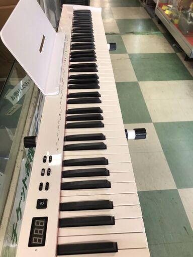 ニコマク 88鍵 電子ピアノ SWAN-S 楽器 ホワイト おしゃれ