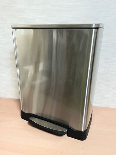 EKO ペダル式分別ゴミ箱   ステンレス