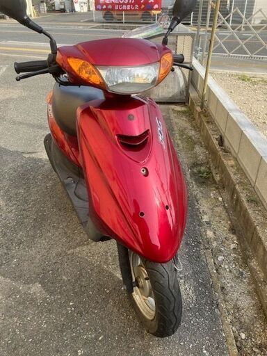 実働ジョグ　SA36J　レッド　走行12370KM おばあちゃんのバイク シート新品張替え済み