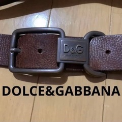 DOLCE&GABBANA ドルガバ ベルト 茶色