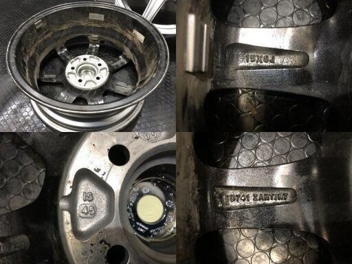 BS BRIDGESTONE Zart R7 ザート 社外ホイール 15インチ 4本 6J5HPCD100+45 プリウス等　(VHO477)クレジットカード QRコード決済可能
