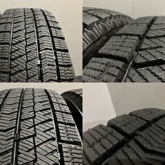 【BS BLIZZAK VRX2 195/65R15】スタッドレス【FEID G6 15インチ 6J5HPCD100+45】バリ溝 トヨタ純正ナット必須 プリウス等　(TF987)クレジットカード QRコード決済可能
