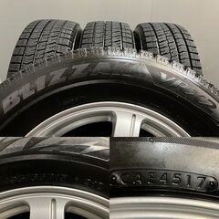 【BS BLIZZAK VRX2 195/65R15】スタッドレス【FEID G6 15インチ 6J5HPCD100+45】バリ溝 トヨタ純正ナット必須 プリウス等　(TF987)クレジットカード QRコード決済可能